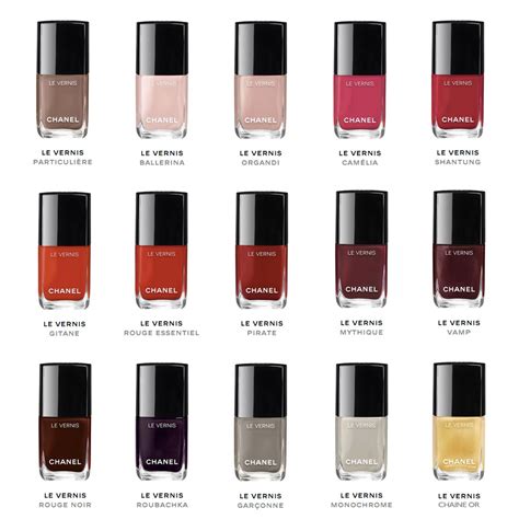 chanel 921 nail polish|Chanel nails color chart.